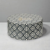 Bone Inlay Moroccan Design Round Coffee Table | Bone Inlay Moroccan Design Centre Table